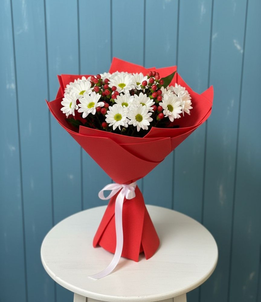 Букет цветов из: Хризантемы в Кривополянье