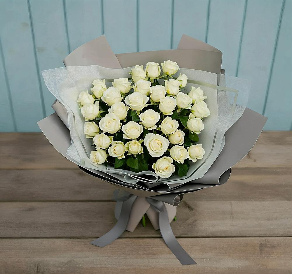 Букет Белоснежная нежность в Кривополянье