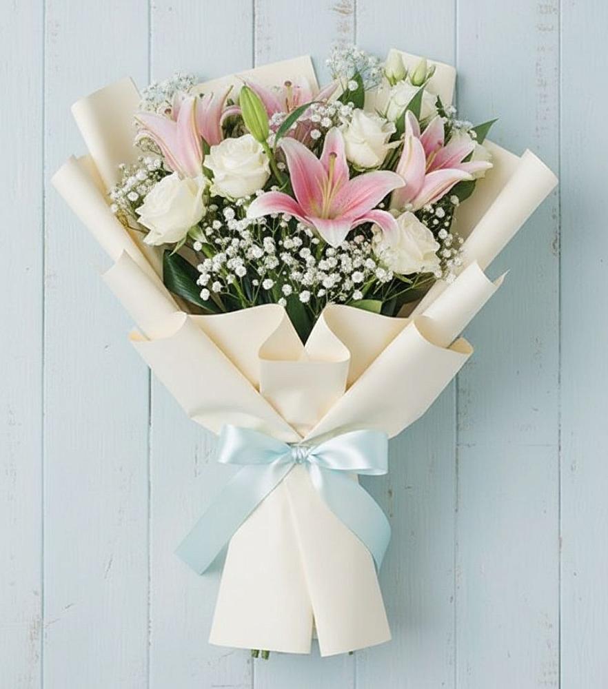 Букет цветов из: Лилии в Кривополянье