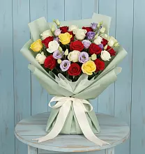 Букет цветов из:  Розы в Кривополянье