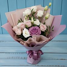 Букет цветов из:  Розы и Лизиантусы в Кривополянье