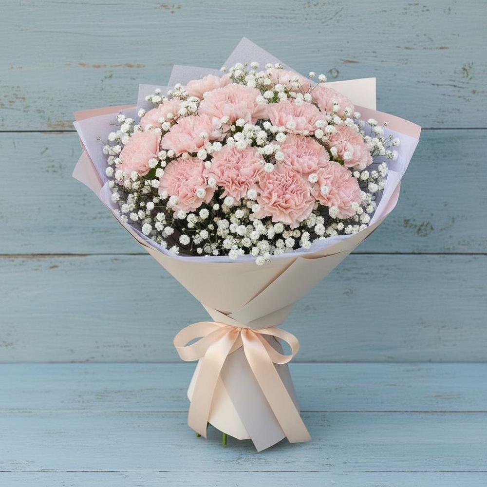 Букет цветов из: Гвоздики в Кривополянье