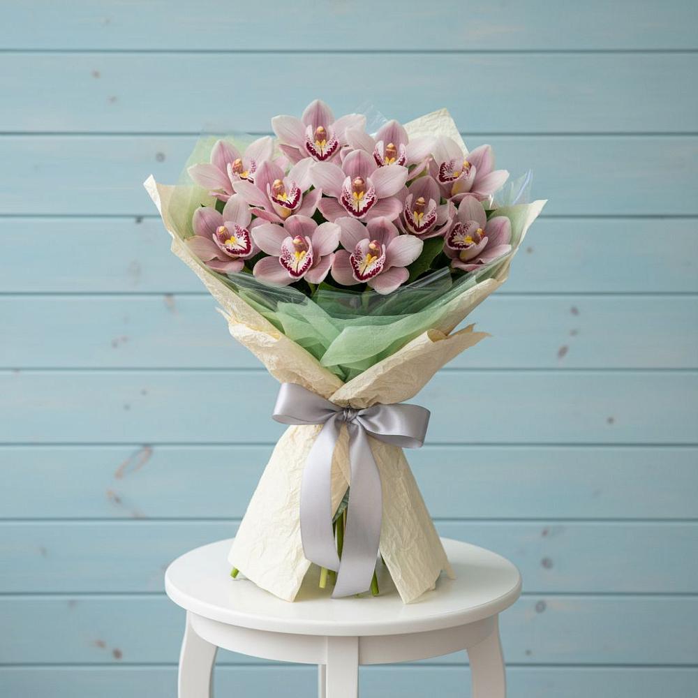 Букет цветов из: Орхидеи и Розы в Кривополянье