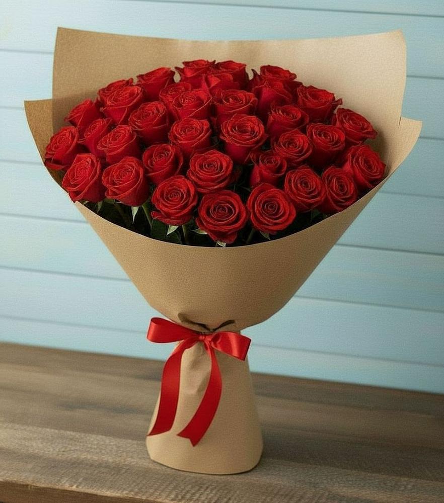 Букет Красные розы Милано в Кривополянье
