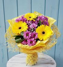 Букет цветов из:  Хризантемы и Герберы в Кривополянье