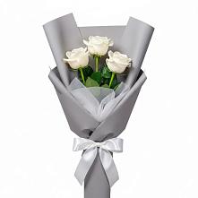 Букет 3 белые розы #REPLACE_PRED# Кривополянье