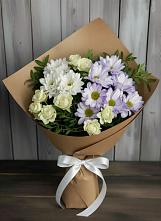Букет цветов из:  Хризантемы и Розы в Кривополянье