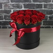 Цветочная композиция из Розы в шляпной коробке #REPLACE_PRED# Кривополянье