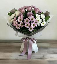 Букет цветов из:  Хризантемы и Розы в Кривополянье