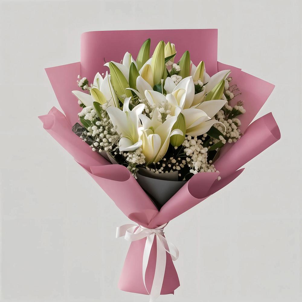 Букет цветов из: Лилии в Кривополянье