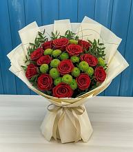 Букет цветов из:  Розы и Хризантемы в Кривополянье