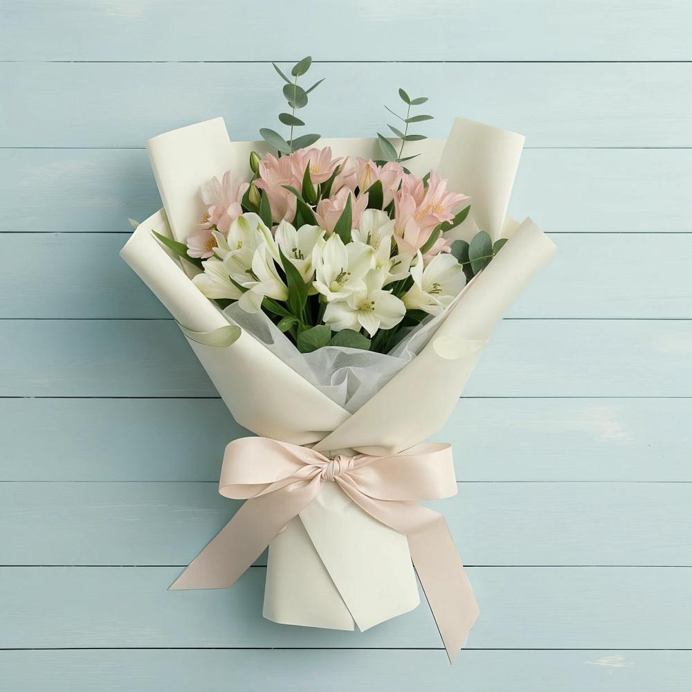 Букет цветов из: Альстромерии в Кривополянье