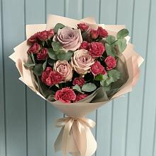 Букет цветов из:  Гвоздики и Розы в Кривополянье