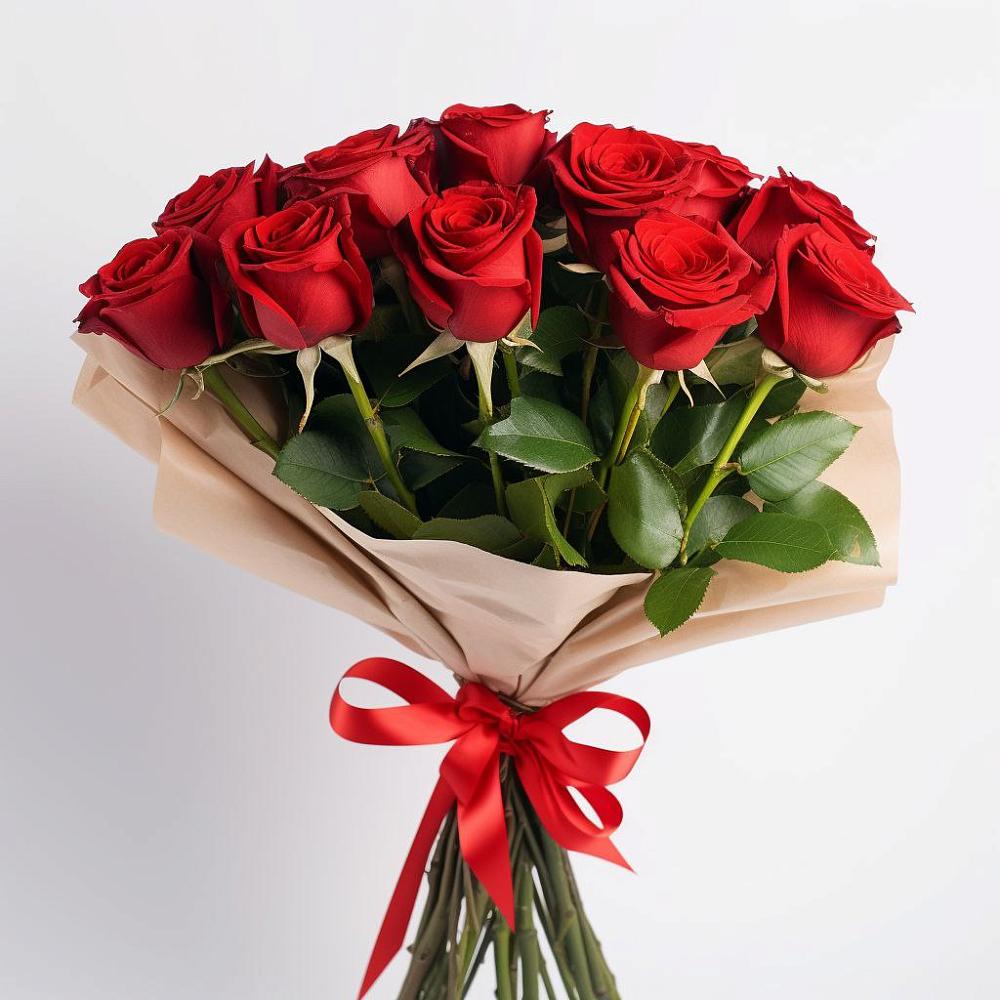 Букет 11 Красных роз Эдлесс Лав в Кривополянье
